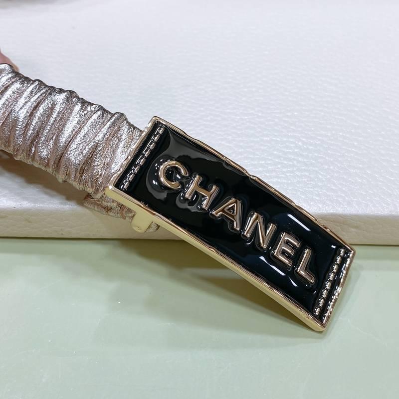 Chanel Women Logo Banding Belt &