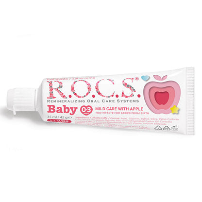 ROCS Baby 0-3 Years Toothpaste 35 ml / Apple Puree