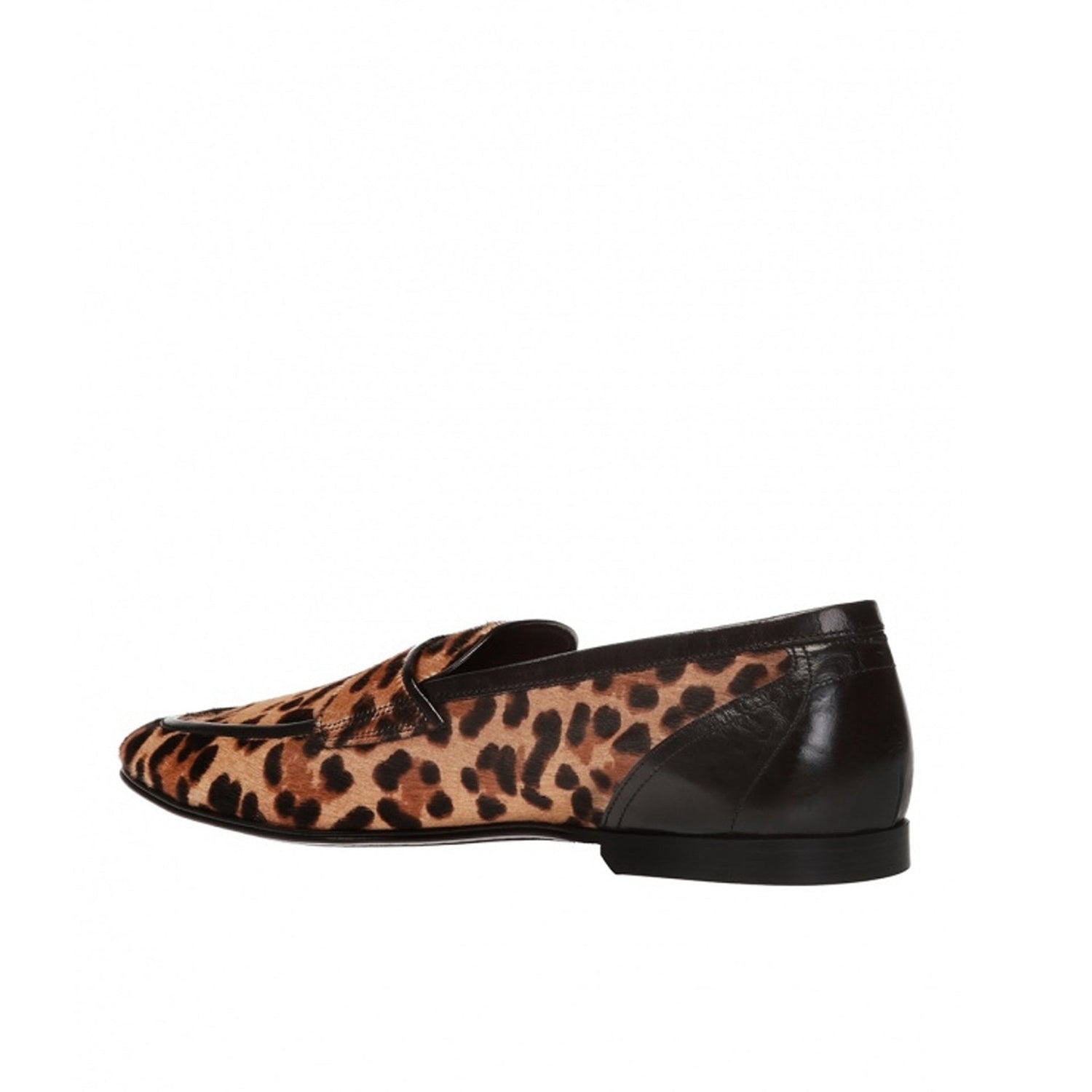 Dolce &amp; Gabbana Leopard Print Pony Hair Loafers