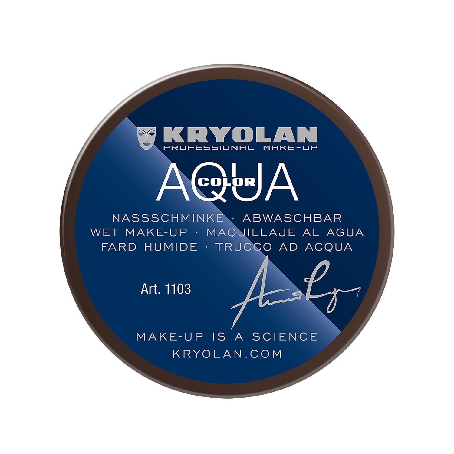 Kryolan Aquacolor Face &amp; Body Makeup 101 Brown 55 ml