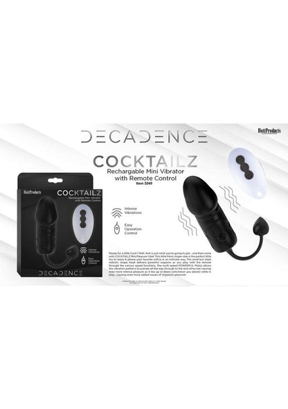 Decadence Cocktailz Vibrating Plug