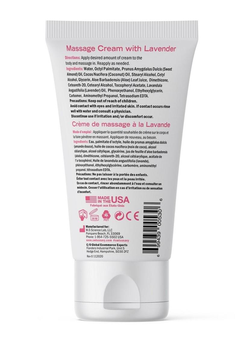 Desire by Swiss Navy Lavender Massage Cream