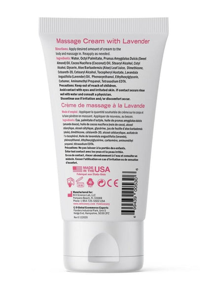Desire by Swiss Navy Lavender Massage Cream