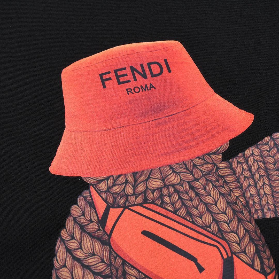 Fendi T-Shirt without Collar &
