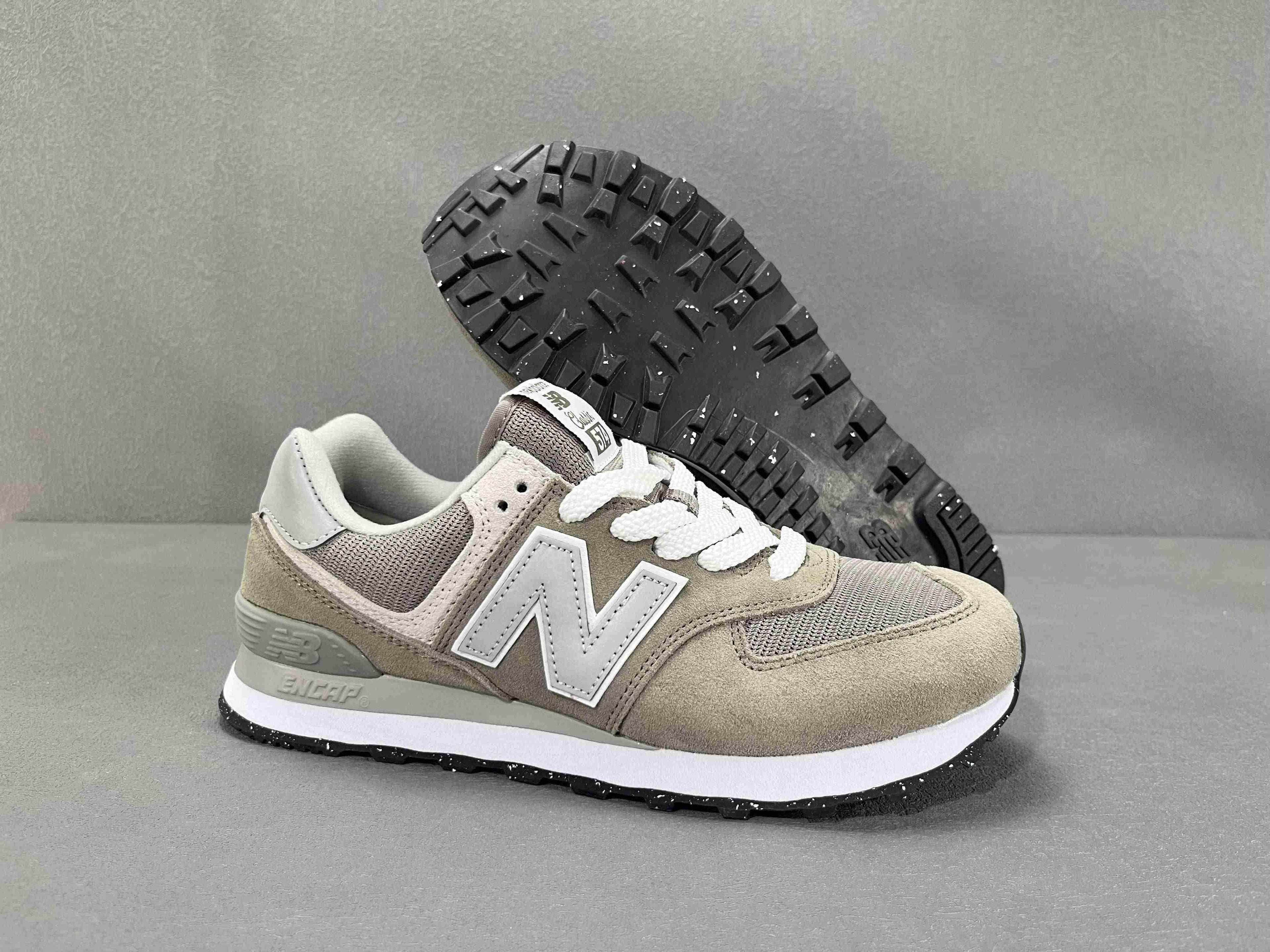 New Balance 574 Grey White