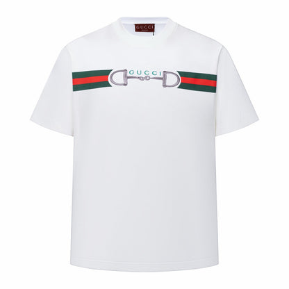 Gucci T-Shirt White Crewneck - Luxury Cotton Comfort &amp; Style