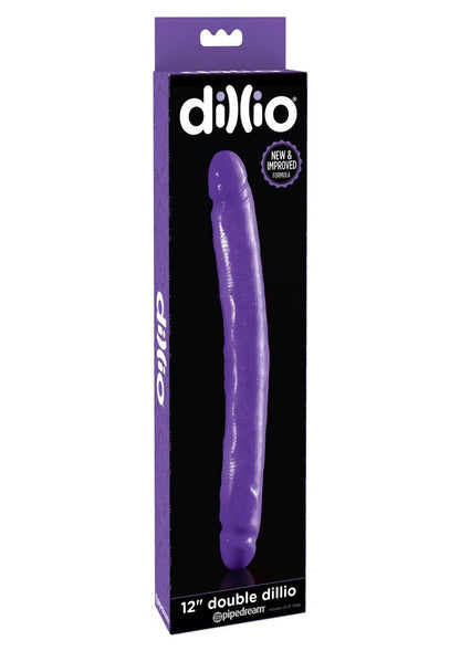 Dillio 12in Double Dillio Dong Realistic Silicone Dual-End Dildo