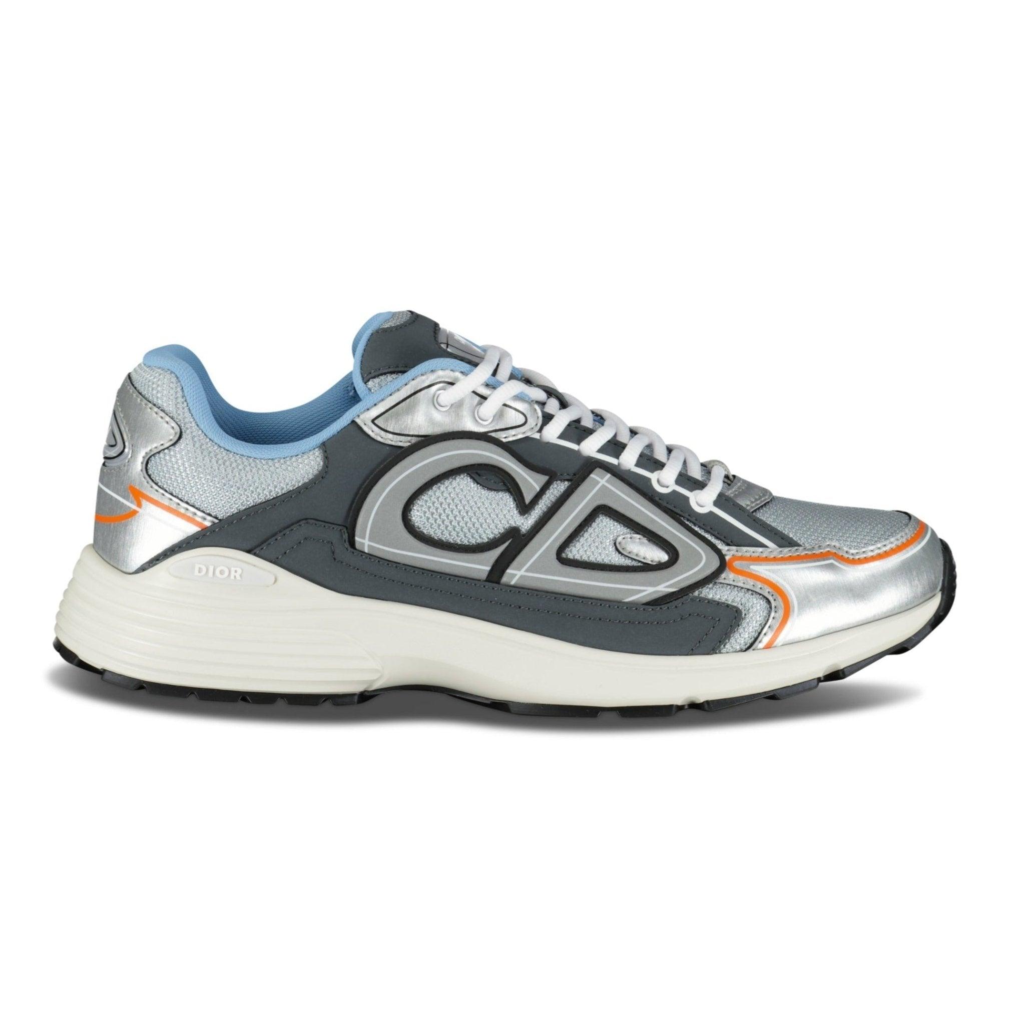 Dior B30 Trainers Dark Silver