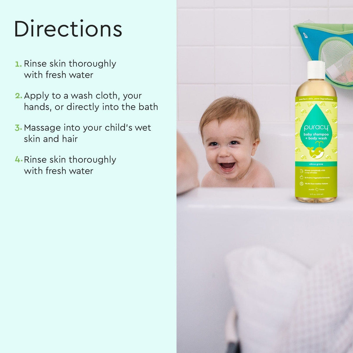 Baby Shampoo &amp; Body Wash (Tear-Free)