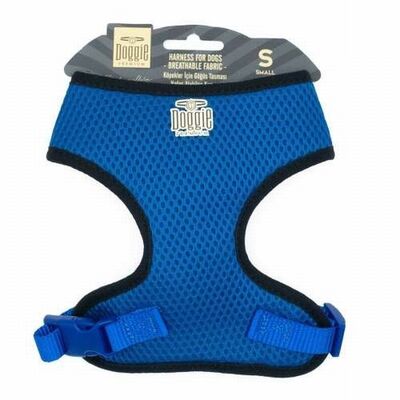Doggie Royal Blue Air Mesh Small Breed Dog Harness 25-35cm