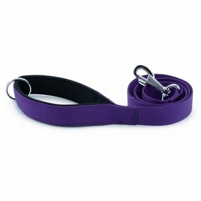 Doggie Comfort Classic Woven Dog Leash Purple 3x100 cm