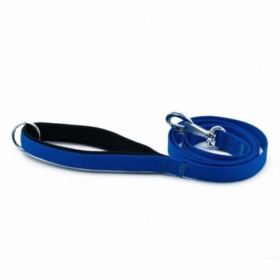Doggie Comfort Woven Dog Leash Royal Blue 2x140 cm