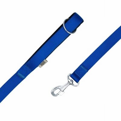 Doggie Comfort Woven Dog Leash Royal Blue 2x140 cm