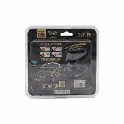 Doggie Master Series Retractable Dog Leash Medium Red