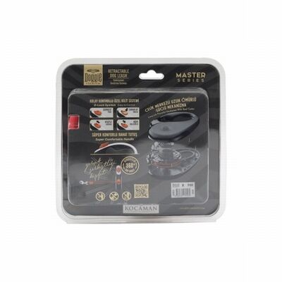 Doggie Master Series Retractable Dog Leash Pink Medium