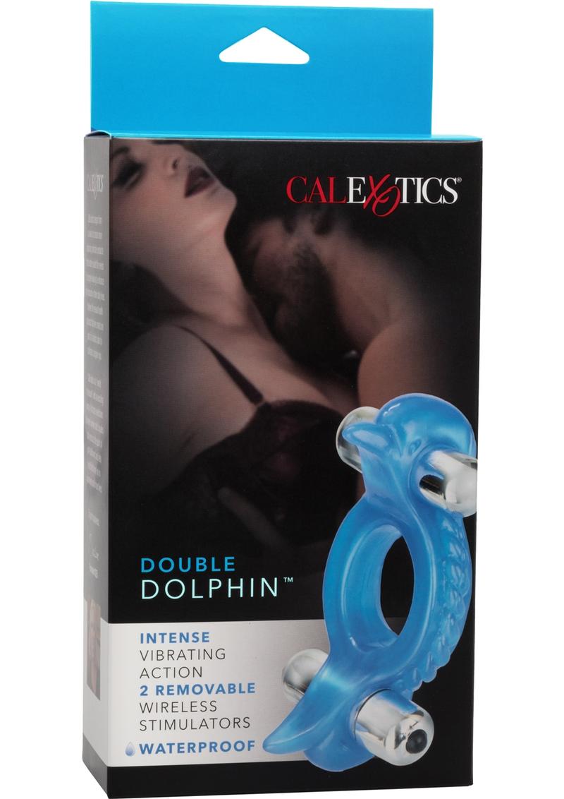 CalExotics Double Dolphin Vibrating Cock Ring