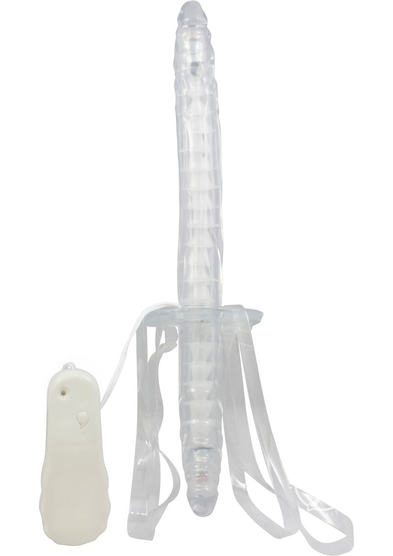 Double Fuk Vibrating Dong Dual Ended Strap On