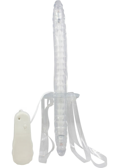 Double Fuk Vibrating Dong Dual Ended Strap On