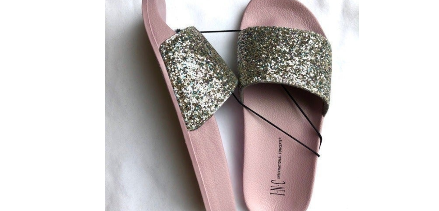 International Concepts Glitter Pool Slides, Size Large