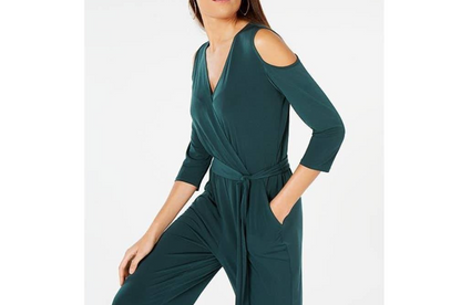 Ny Collection Plus &amp; Petite Size Cutout Wide-Leg Jumpsuit, Size 2XP