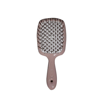 Janeke Superbrush Detangling Hair Brush Beige &amp; White