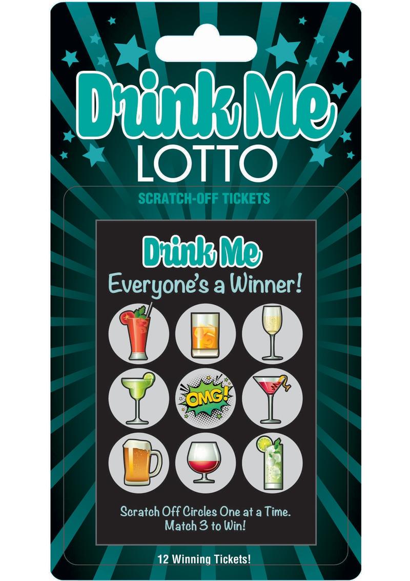 Drink Me Lotto Scratch-Off Tickets 12 Per Pack Everyone&