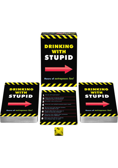 Drinking with Stupid Card Game Hours of Outrageous Fun
