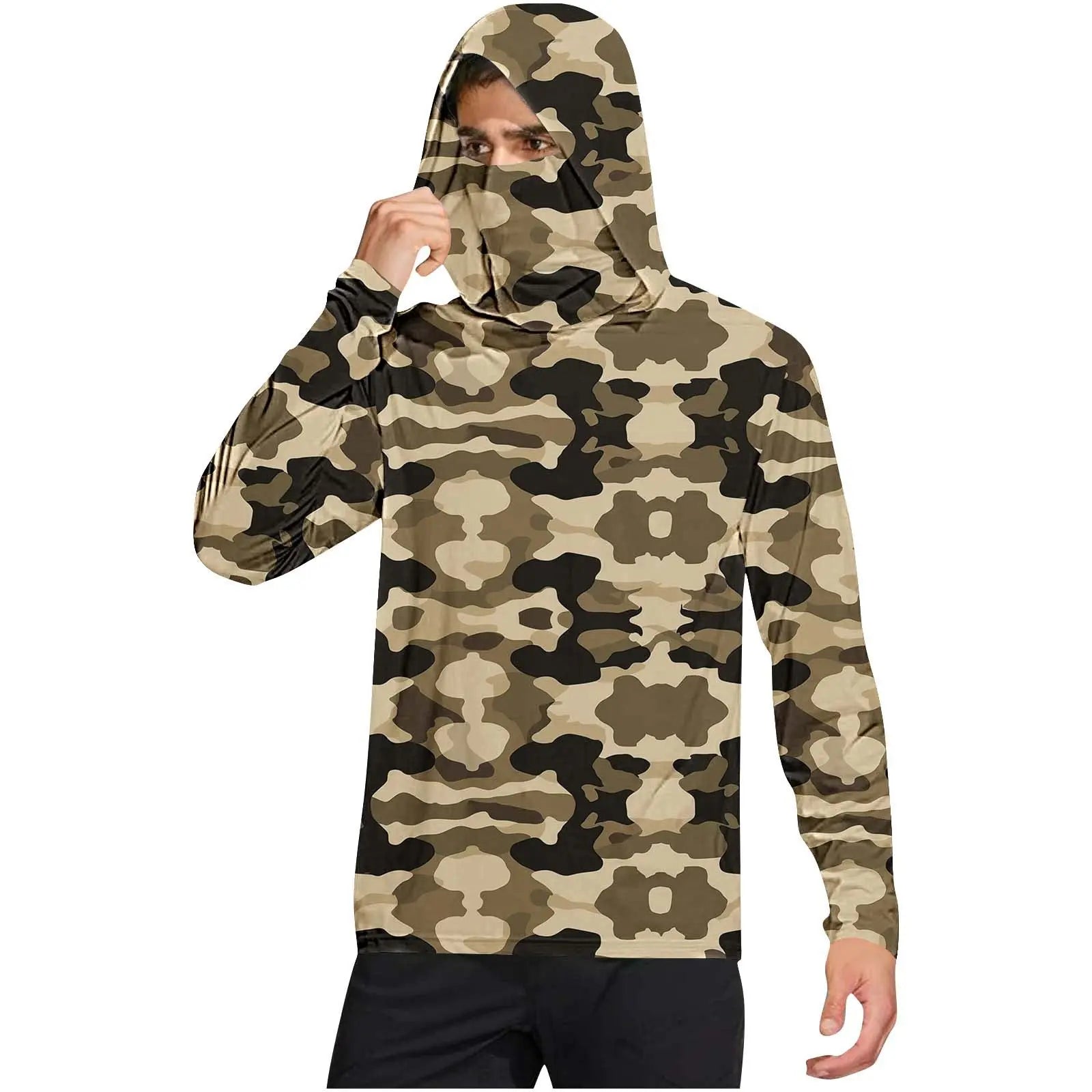 Dropshipman outdoor climbing sun-protection clothing made of ice silk, designed for cross-border outdoor sports and active wear.