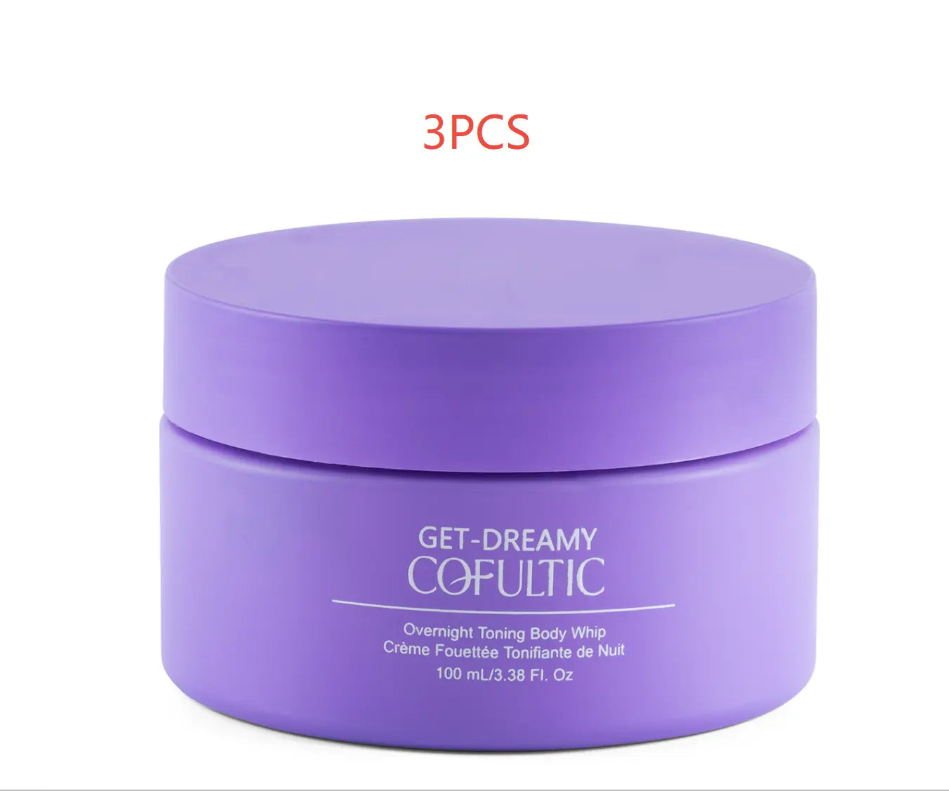Dropshipman Cofultic Night Sleep Tightening Cream with flat wrinkles, shown in a 100ml jar on a clean background.