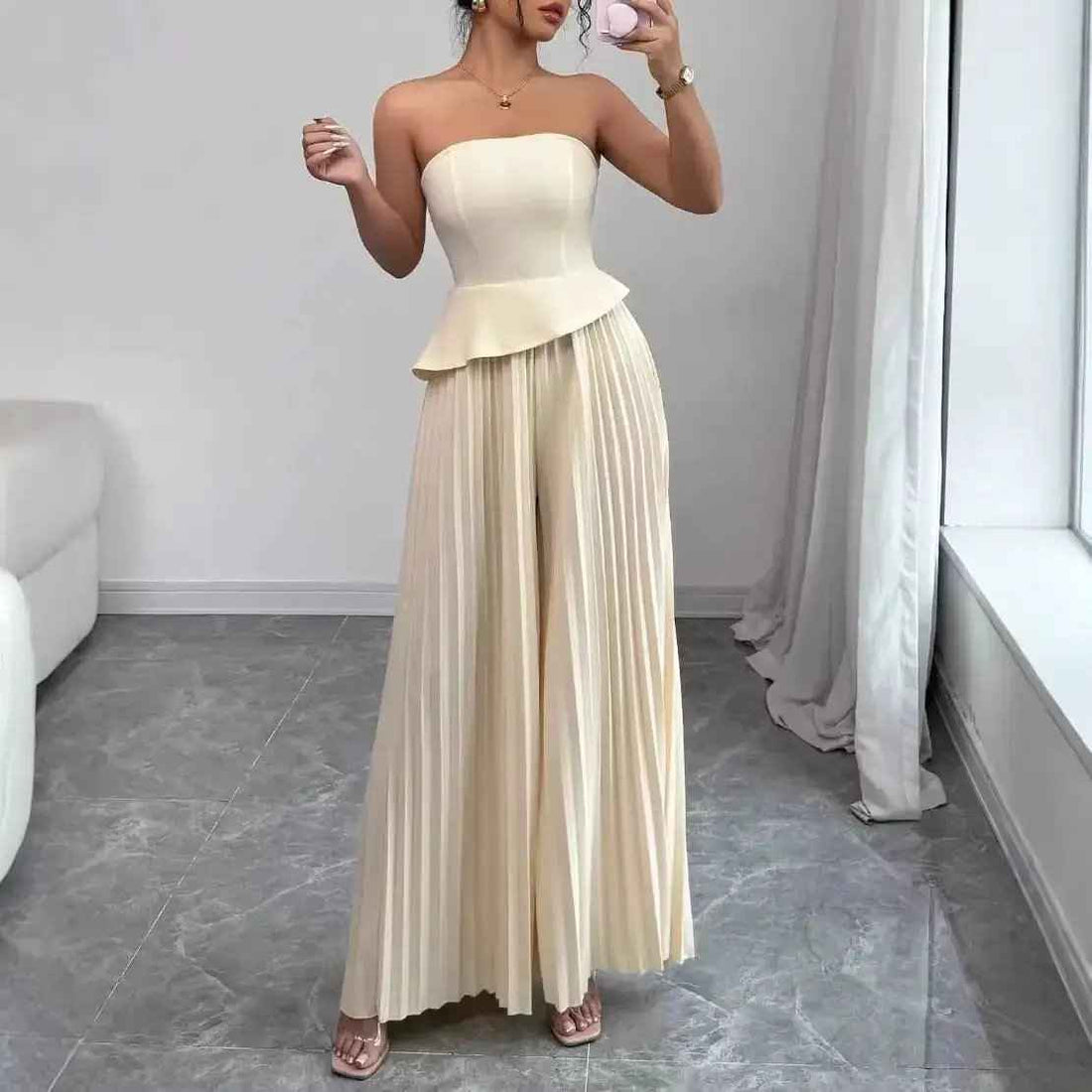 Womens New Summer Fashionable Tube-Top Dress