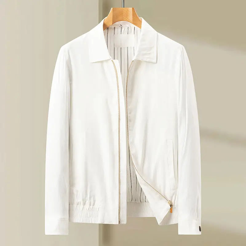 Beige linen men&