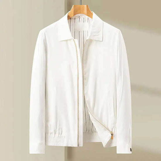Beige linen men&