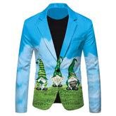 Mens casual business suit by Dropshipman, featuring a tailored blazer and matching trousers in a versatile style.