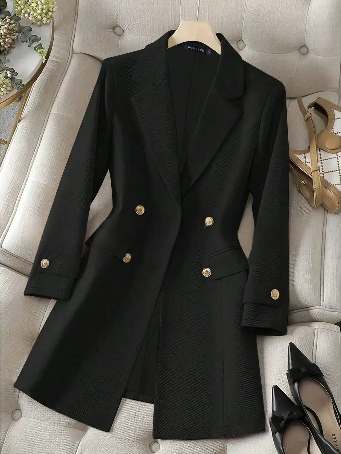 Fashionable And Versatile Long-sleeved Suit Coat With Buttons by Dropshipman