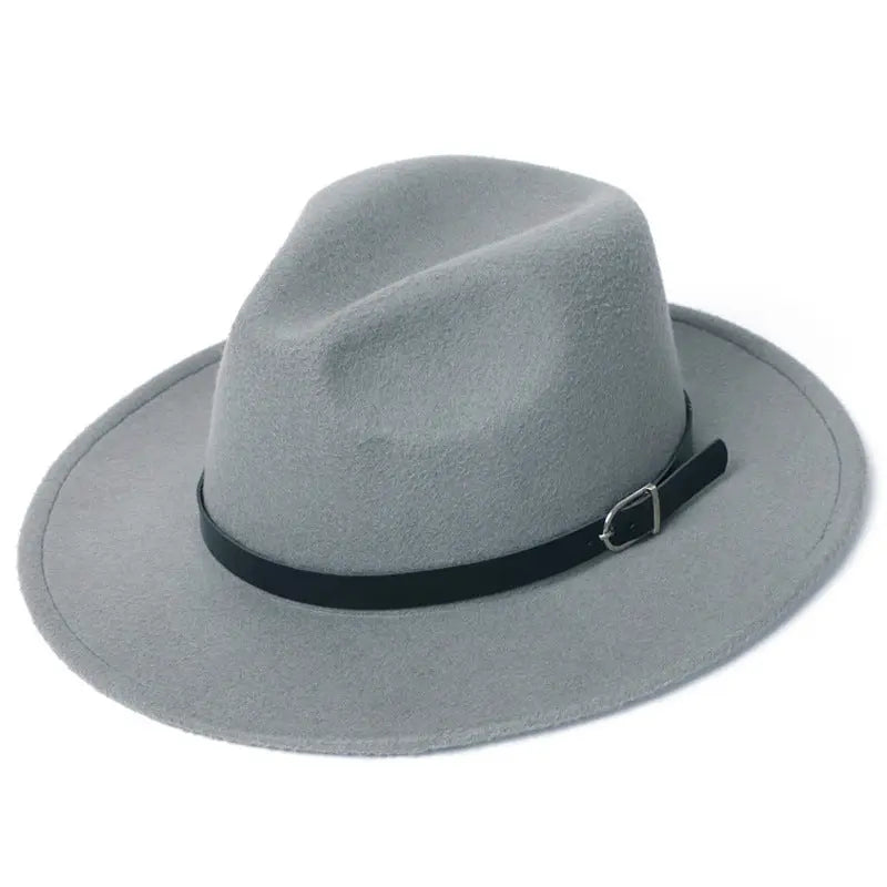 Black European and American retro jazz hat in British style, stylish vintage accessory by Dropshipman.