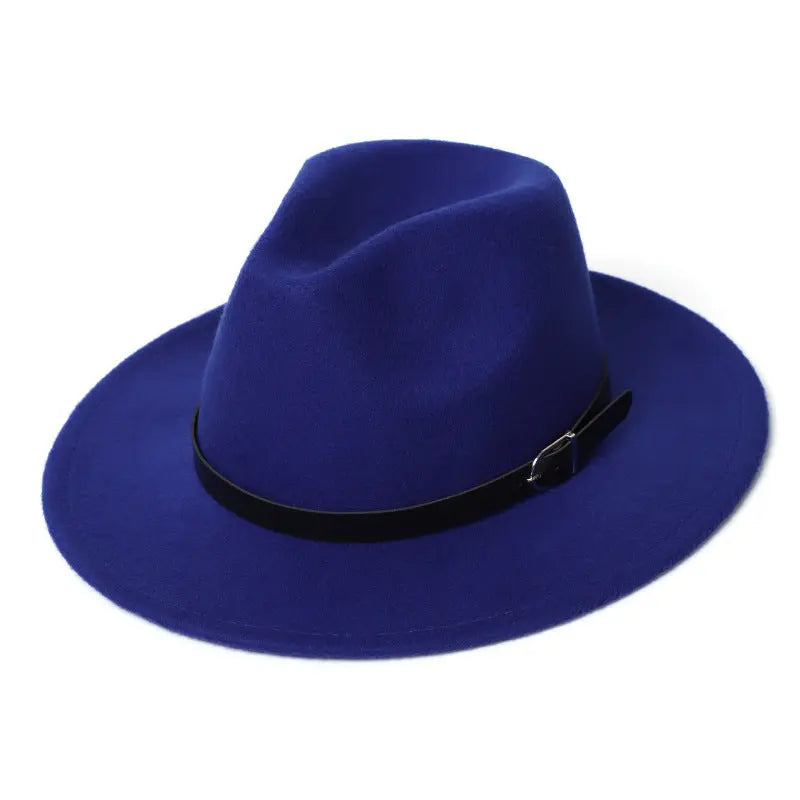 Black European and American retro jazz hat in British style, featuring classic design and vintage appeal from Dropshipman.