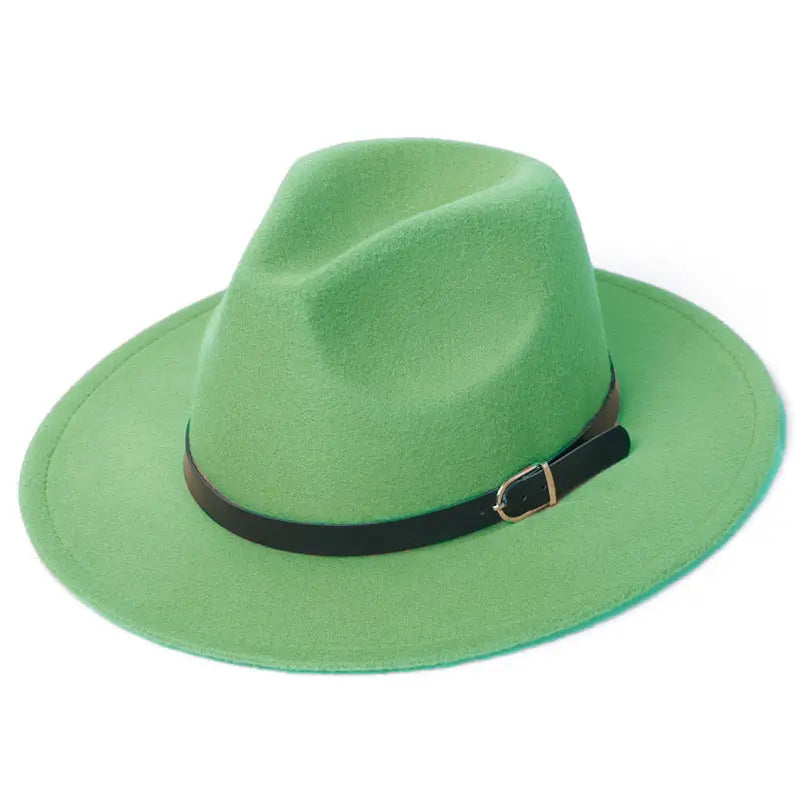Black European and American retro jazz hat in British style, stylish vintage accessory by Dropshipman.