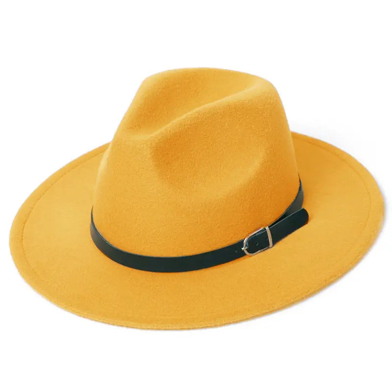 Black European and American retro jazz hat in British style, stylish vintage accessory by Dropshipman.