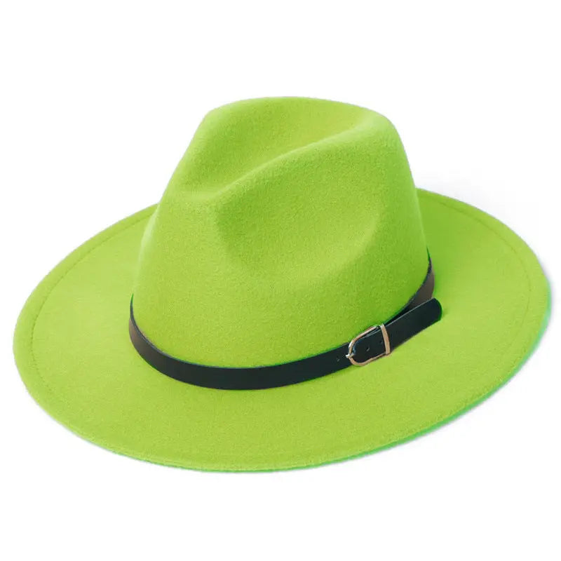 Black European and American retro jazz hat in British style, crafted by Dropshipman, featuring a classic vintage design.