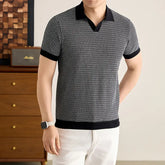 Black breathable solid-color T-shirt by Dropshipman, featuring a comfortable fit and versatile style for easy matching.