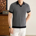 Black breathable solid-color T-shirt by Dropshipman, featuring a comfortable fit and versatile style for easy matching.