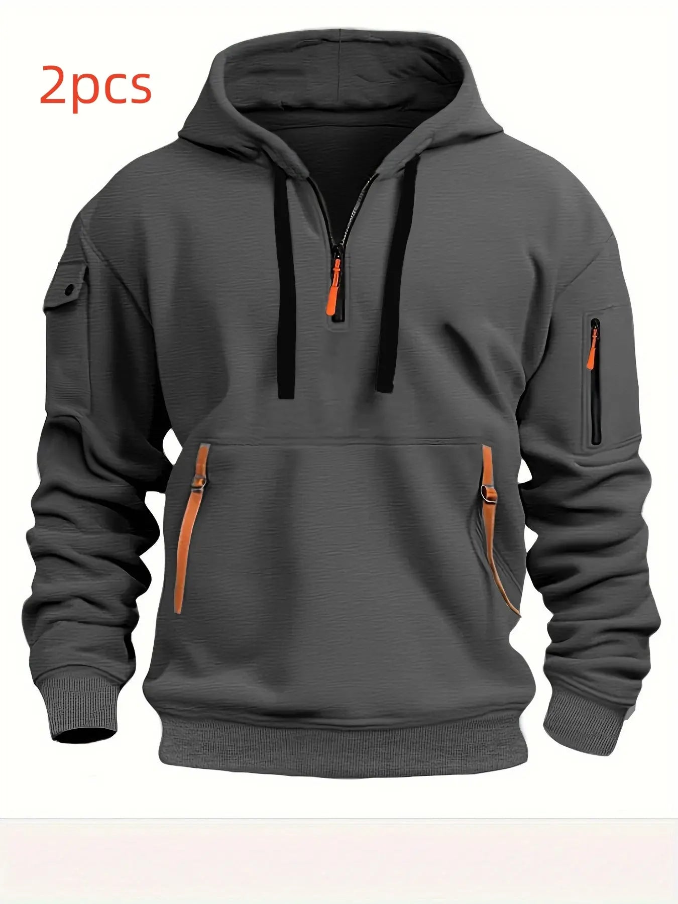 Black dropped shoulder hooded sweatshirt for men and women, plus size, loose fit, casual pullover by Dropshipman.