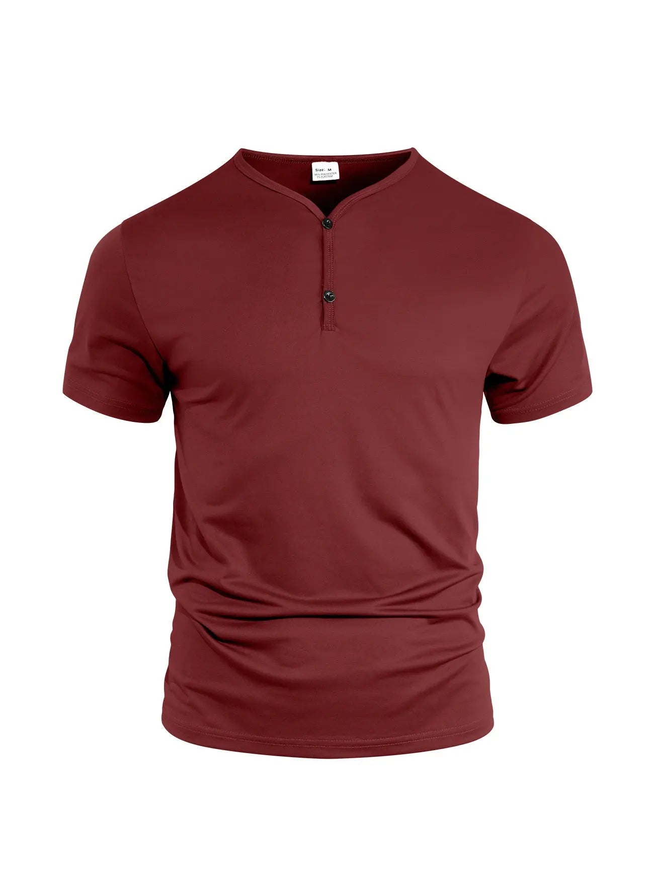 Black casual sporty lightweight short sleeve shirt by Dropshipman, comfortable regular fit for everyday wear.
