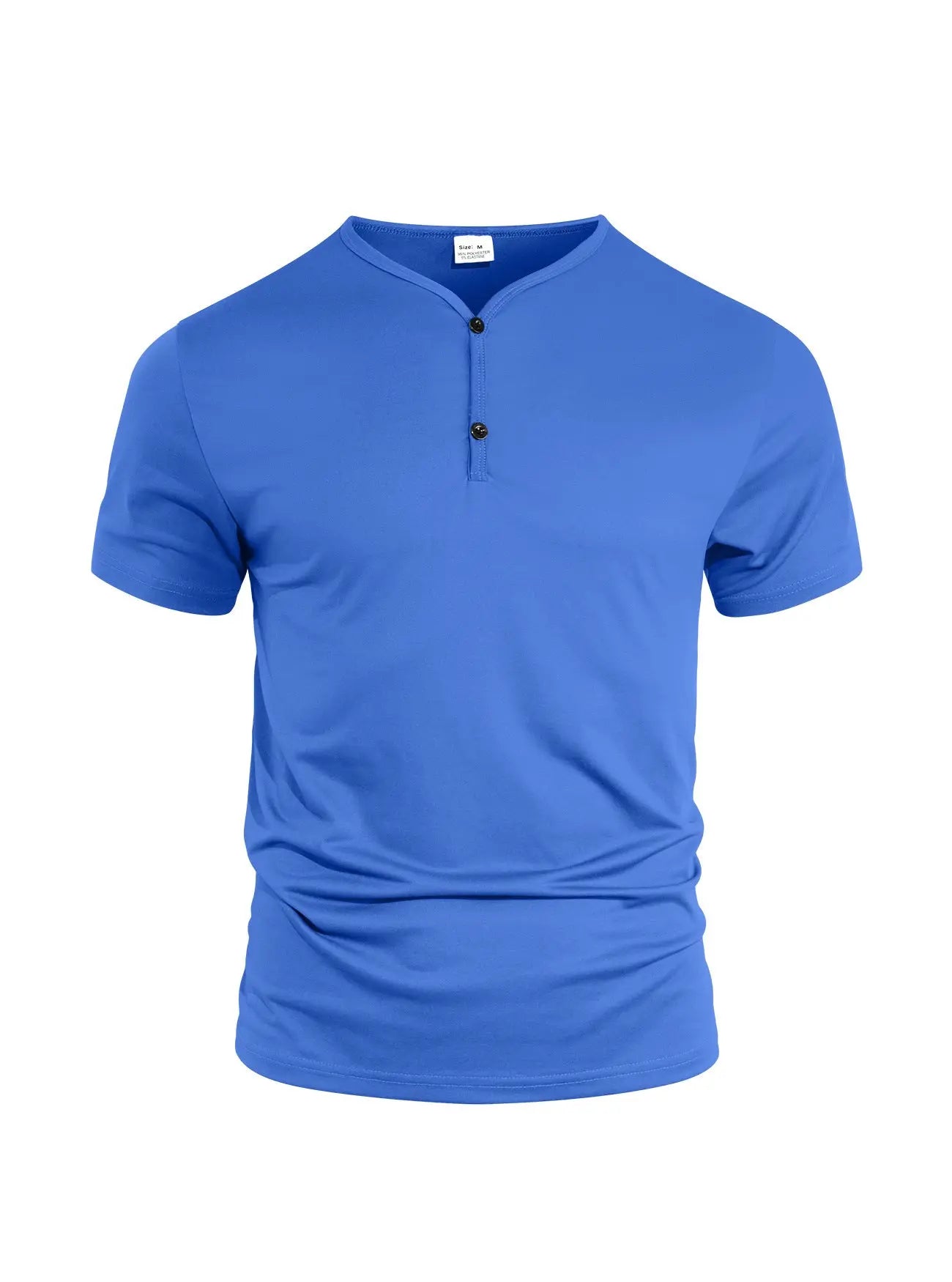 Black casual sporty lightweight short sleeve shirt by Dropshipman, ideal for everyday comfort and active wear.