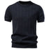 Black crew-neck business men&