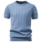 Black crew-neck business men&
