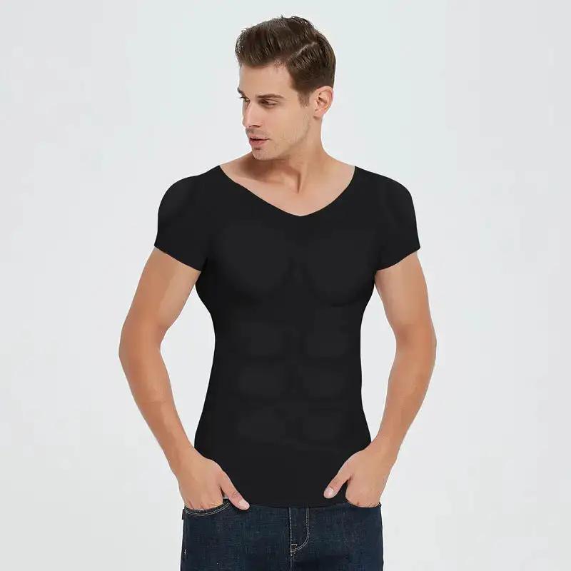 Simulated Abs And Chest Muscle Clothing Fake Muscle Underwear by Dropshipman