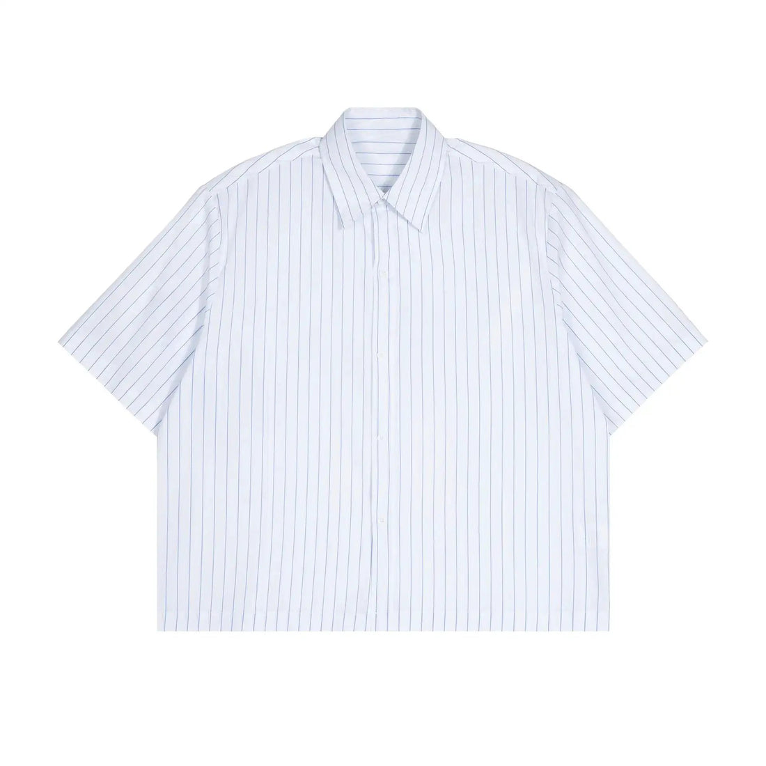 Striped Short-sleeve Mens Shirt Summer Casual And Lightweight by Dropshipman