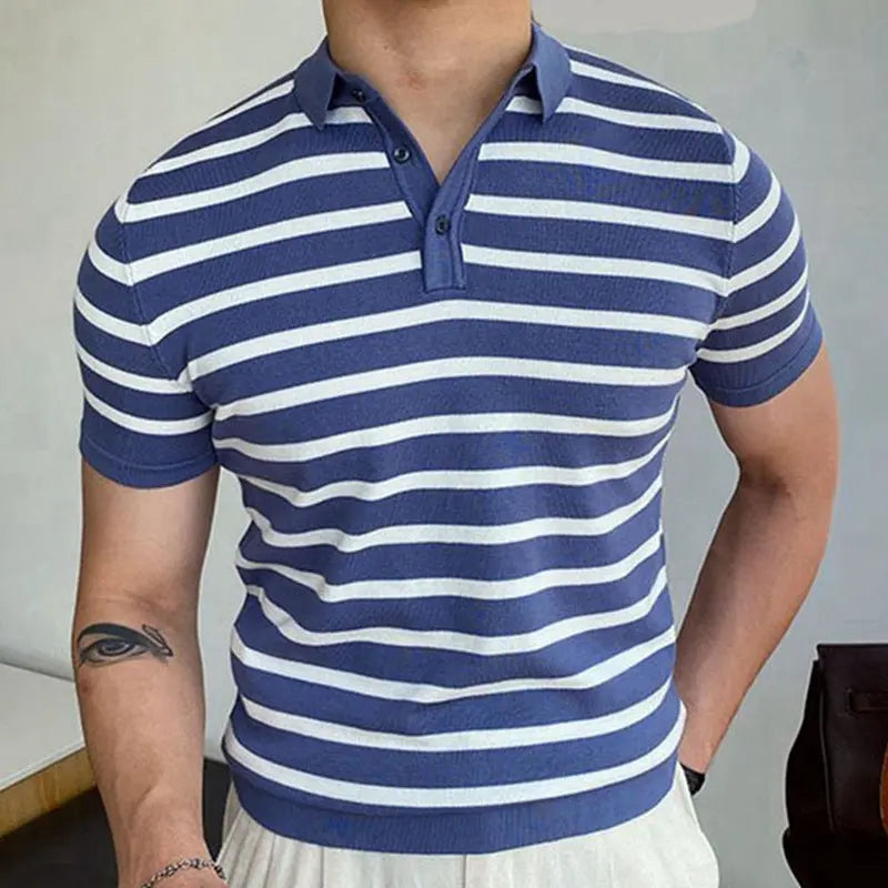Blue striped men&