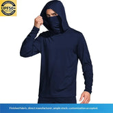 Dark gray camouflage outdoor climbing ice-silk sun-protection clothing by Dropshipman, designed for cross-border outdoor sports.